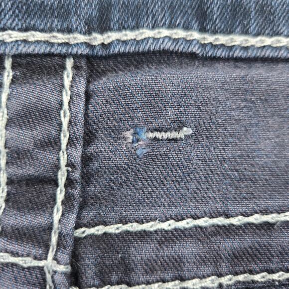 BKE Denim Mid Rise Dakota Bootcut Stretch Jeans in Jeffries Women's Size 33L - Picture 5 of 11